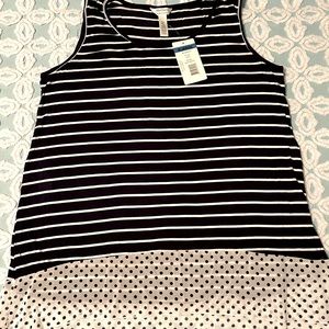 Maternity striped tank